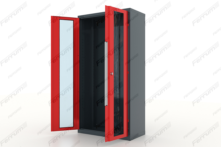 Шкаф инструментальный "Premium" двери со стеклом 1000х500х950h мм